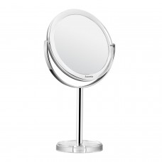 Auxmir Magnifying Makeup Mirror with 1X / 7X Magnification, High Definition, 6’’ Double Sided Vanity Tabletop Mirror with Crystal-like Style, 360° Rotation for Dressing Table, Desk, Bathroom, Bedroom