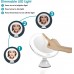 Auxmir Kosmetikspiegel LED Beleuchtet mit 7X Vergrößerung, Saugnapf und 2 Helligkeitsstufen, Makeup Spiegel Schminkspiegel mit Blendfreier Beleuchtung für Zuhause und Unterwegs