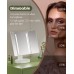 Auxmir Miroir de Maquillage Lumineux, Miroir Triptyque Rechargeable 1200mAh avec 40pcs LED, Miroir Cosmétique de Comptoir avec Écran Tactile, Pivotant 180 Degrés