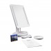 Auxmir LED Lighted Vanity Makeup Mirror with 10X Magnifying Spot Mirror, Touch Screen, Auto Off, 180° Rotation Tabletop Cosmetic Mirror for Makeup, Shaving and Facial Care