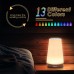 Auxmir Bedside Table Lamp, LED Touch Night Light, Remote Control Night Lamp, USB Rechargeable Light with RGB Color Changing, Diammable Lamp for Baby, Kids, Portable Lithium Battery Operated Light