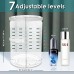 Auxmir Makeup Organiser, 360 Degree Rotating Beauty Organiser for Cosmetic Perfume Jewellery, Revolving Make Up Storage with 7 Adjustable Layers on Stand Spinning for Vanity Table Bedroom, Crystal